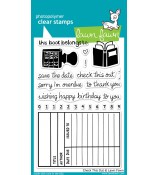 Lawn Fawn CHECK THIS OUT stamp set - DISCONTINUED